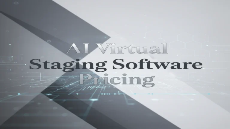 Ai virtual staging software pricing