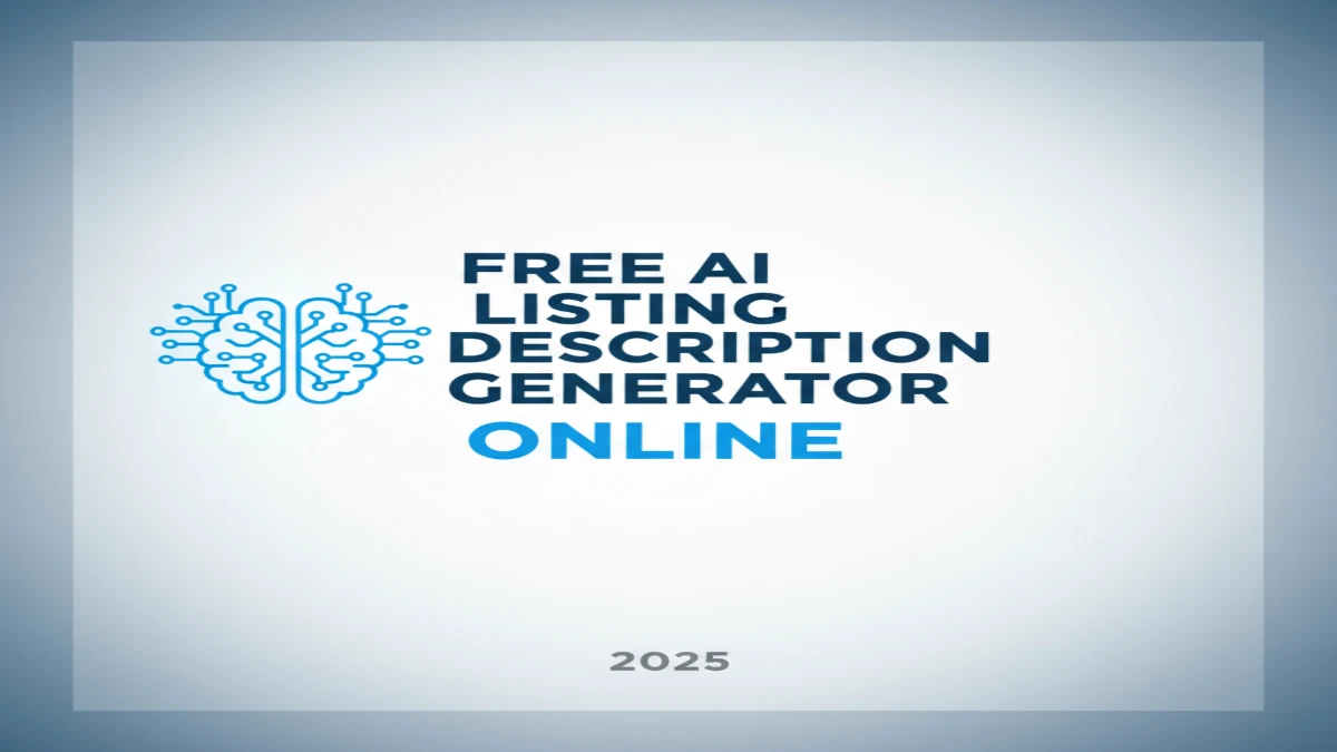 Free ai listing description generator online 2025